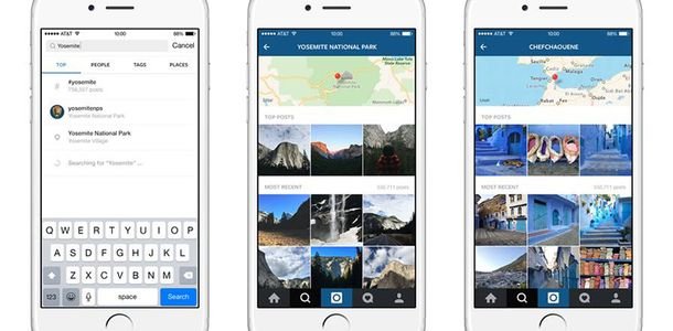 Instagram Search feature