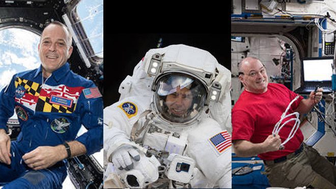 NASA Astronauts Speak With Students