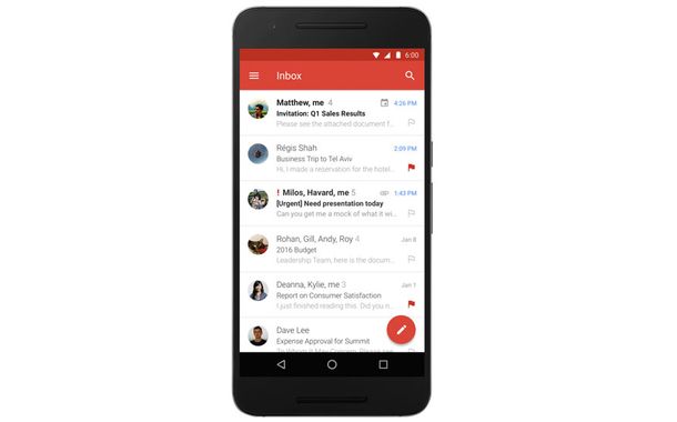 Android Gmail app
