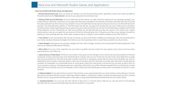 Microsoft Services Agreement