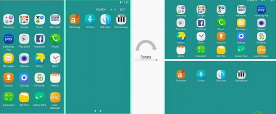 Samsung Galaxy X UI