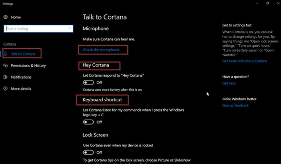 Talk To Cortana