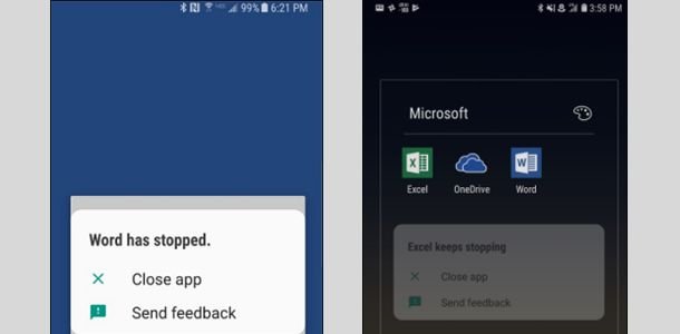 App Note 8 Crash
