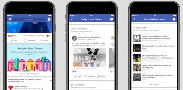 Facebook Today In Feature