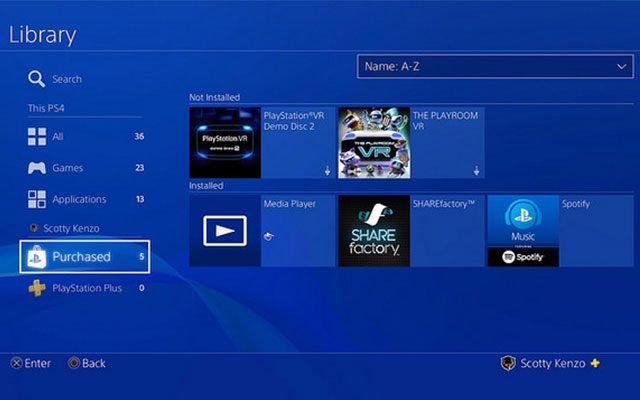 PS4 Hide Apps