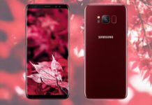 Galaxy S8 Burgundy Red