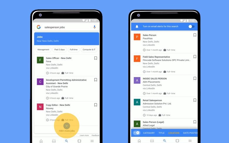 Google Makes it Easier to Find Job Listings in India