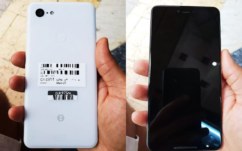 ‘Clearly White’ Google Pixel 3 XL Leaked Online