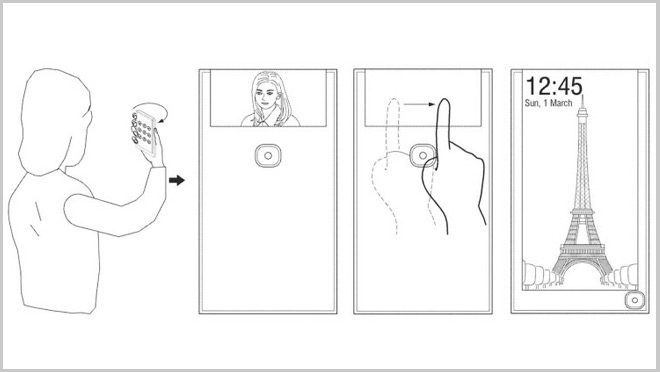 Samsung Flexible Display Selfies