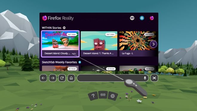 Firefox Browser for VR