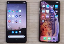iPhone XS and Pixel 3 XL