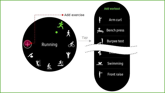 Gear S3 Workout