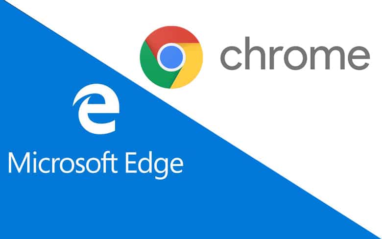 Microsoft Edge and Google Chrome