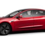 Tesla Model 3s Red