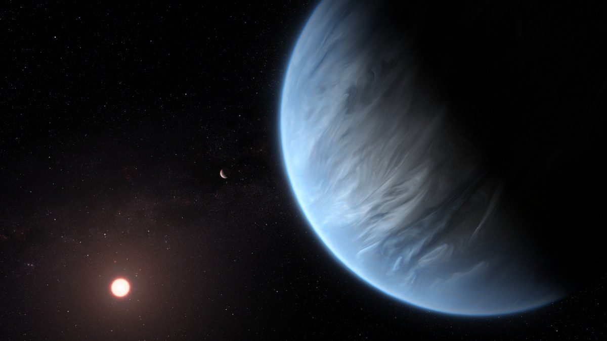Super-Earth K2-18b Planet Water