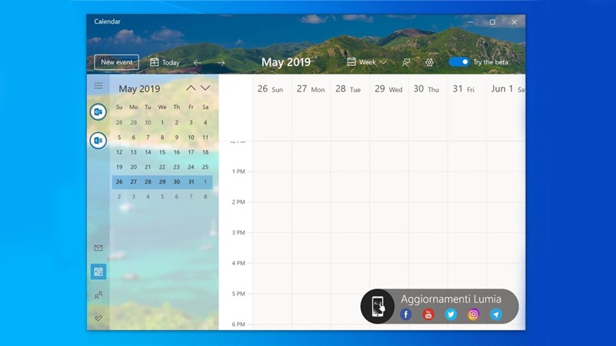Windows 10 Calendar Update Leak