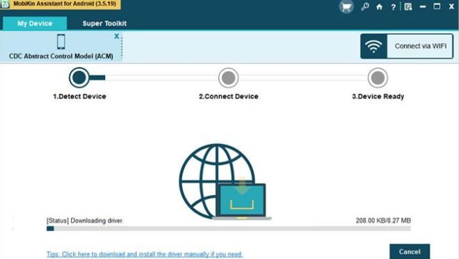 Mobikin Detect Device Option