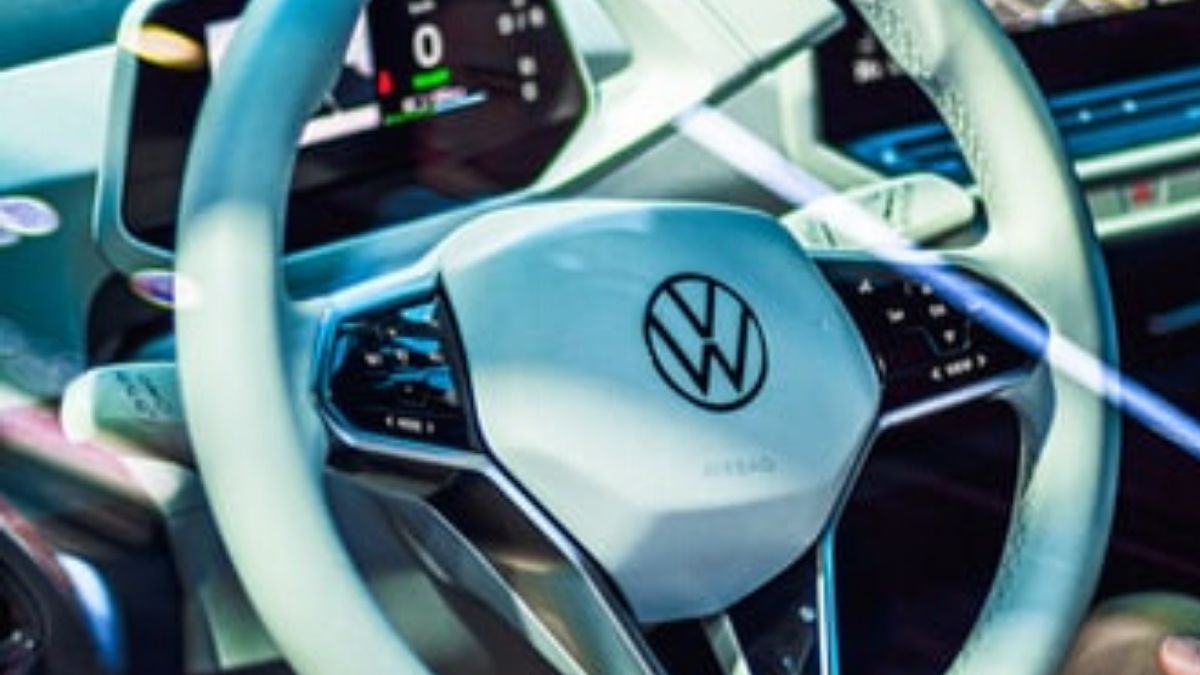 Steering Of A Volkswagen Car