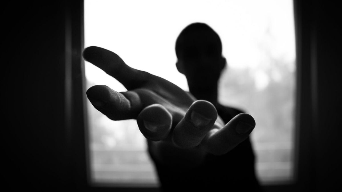 A Man's Hand In Shallow Focus