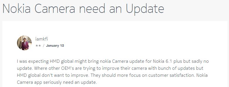 nokia camera update