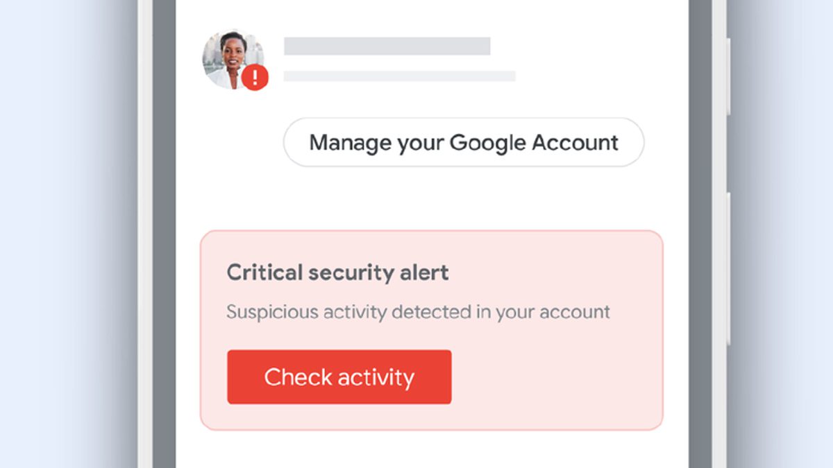 Google Security Alert