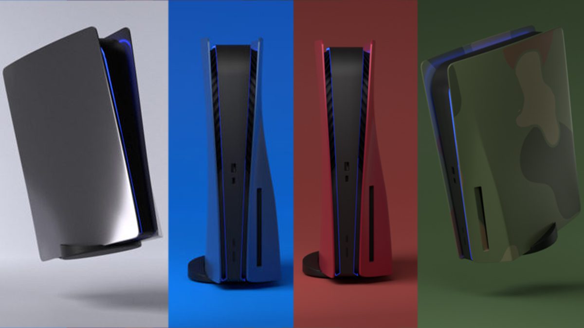 Coloured PS5 Faceplates