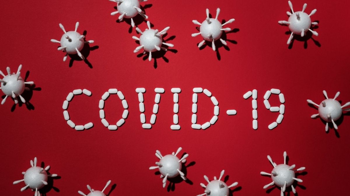 COVID-19 Virus Red BG