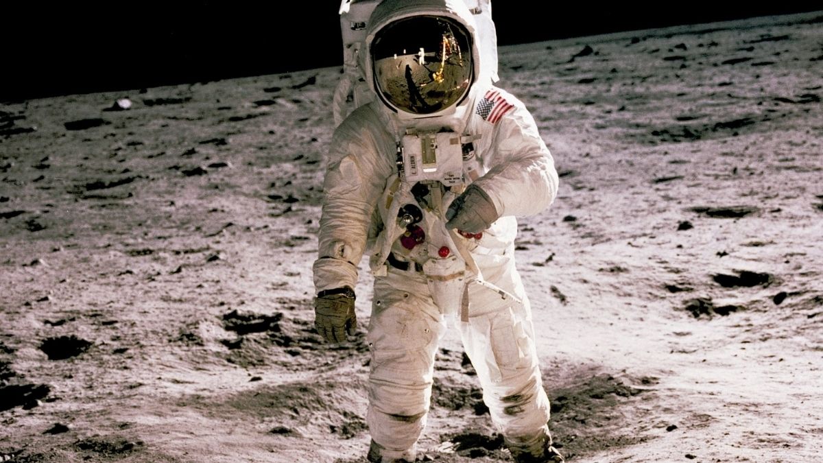 Astronaut On Moon