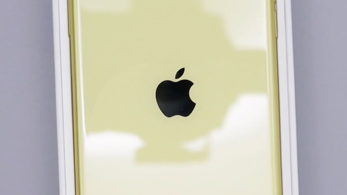 Apple Logo Golden Color