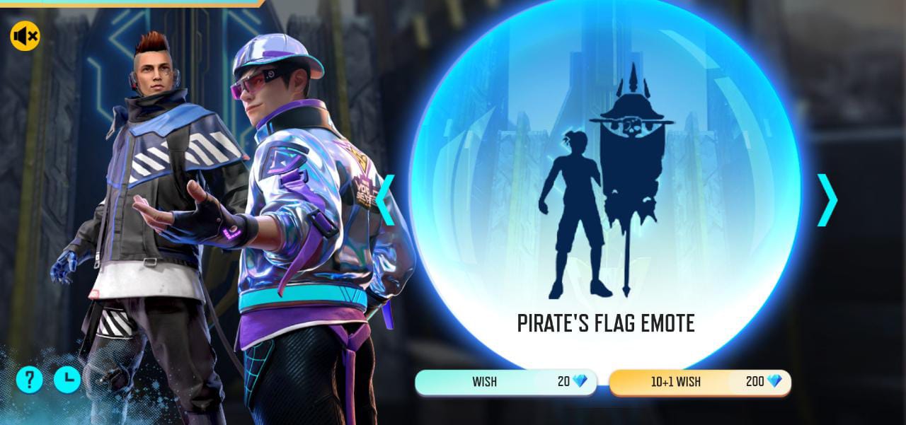 Free Fire FFWS Wish event: Get Pirate's Flag emote, FFWS 2021 Vector, and more unique prizes