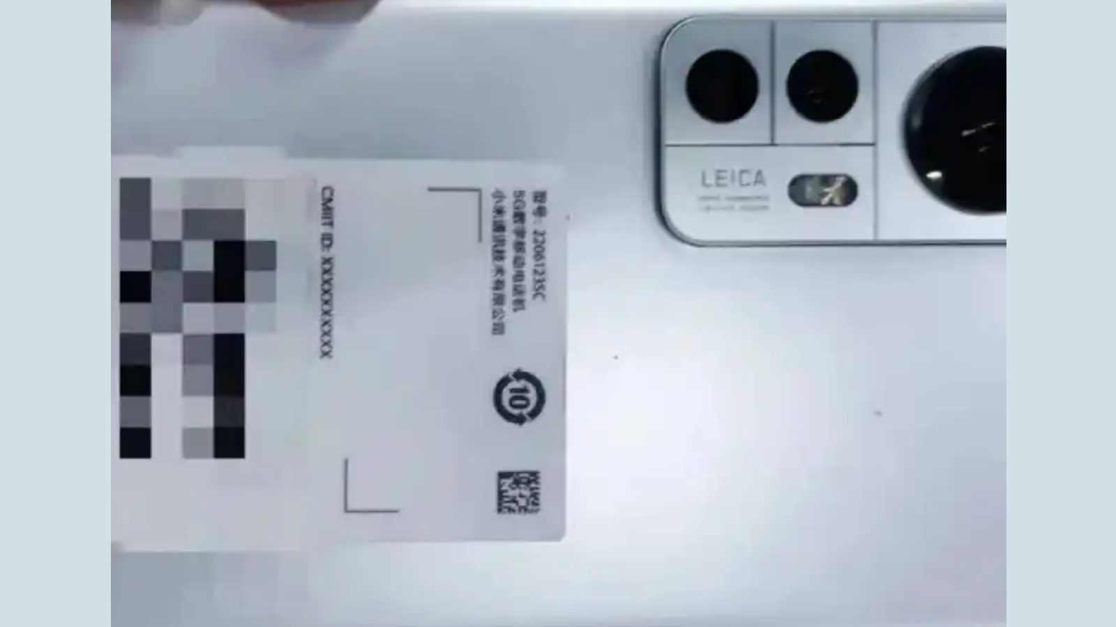 Xiaomi 12S Leica Camera Design Leak
