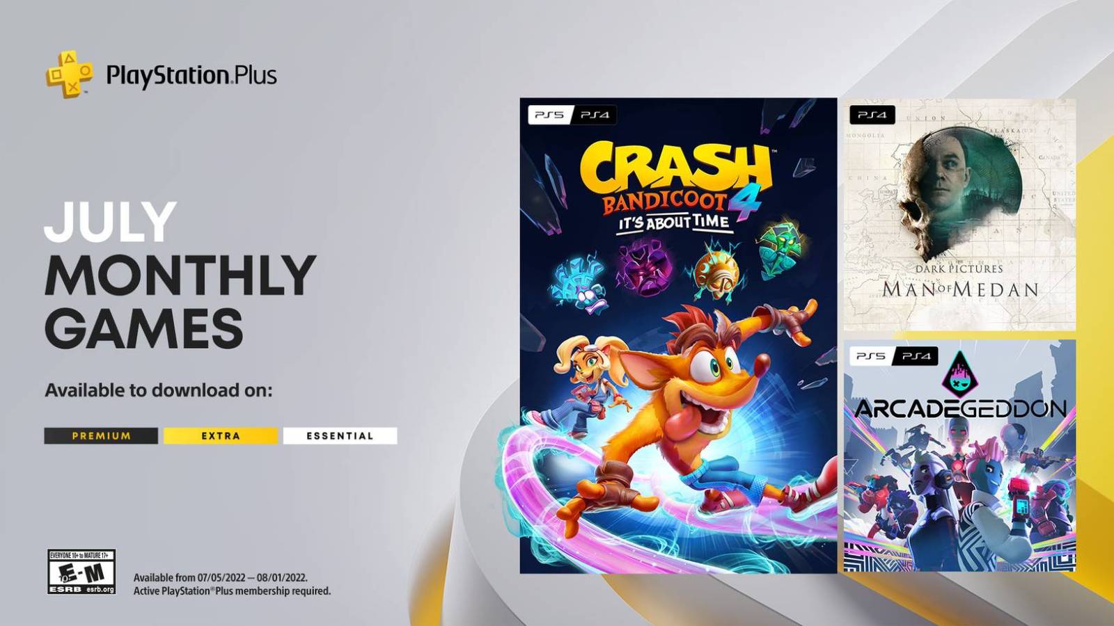 Playstation Plus free games for July 2022