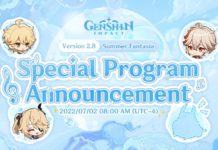 Genshin Impact 2.8 Livestream