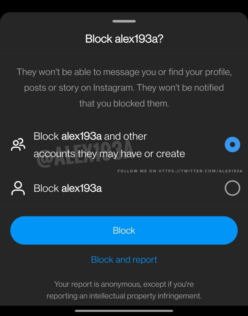 improved blocking feature