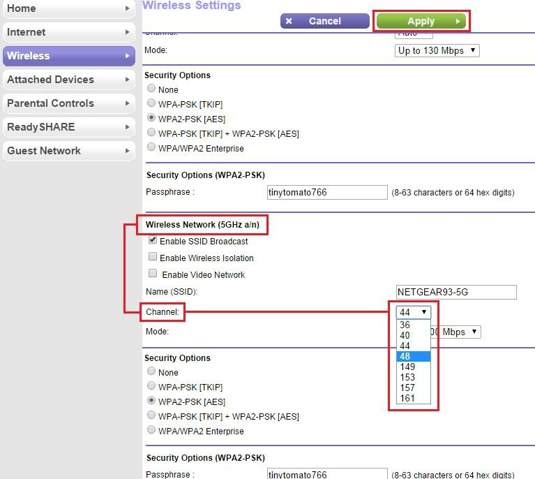 wireless setting Wireless Setting